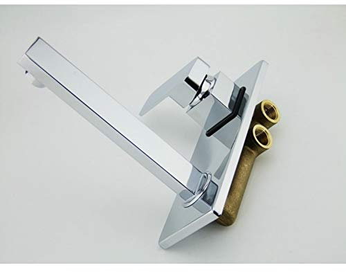 Wandwaschtisch Wasserhahn Dreiteiliges Set Unterputzarmatur Badunterschrank Waschtischmischer