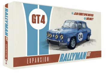 Synapses Games - Asmodee - Rallyman : GT - Extension : GT4 - Jeux de société - Jeux de tuiles - Jeu de course - Jeu adulte et enfant à partir de 14 ans - 1 à 6 joueurs - 60 min - Version française