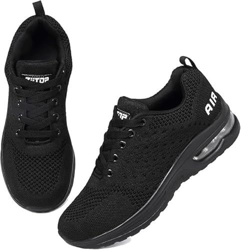 Chaussures de Sport Homme Respirantes, Sneakers de Marche avec Semelle Flexible, Chaussures Casual de Fitness Running Gym
