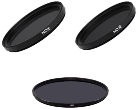 Lot de filtres à densité neutre ND16 ND32 ND64 pour Panasonic Lumix G7 G6 avec objectif Panasonic Lumix G Vario 45-200 mm f/4-5.6 II 52 mm