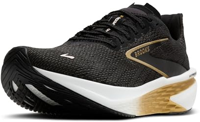 Brooks 1104321D098 Hyperion 2 Uomo, Black/Gold/Pink EU 43