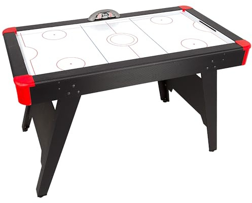 COLORBABY 85428 Table de Hockey Air pour Enfants 137 x 73 x 84 cm 2 Joueurs Marqueurs Électriques Matériau Robuste Coins Renforcés Bords Renforcés Jeux de Société Jeu de Ballon Air, à partir de 6 Ans