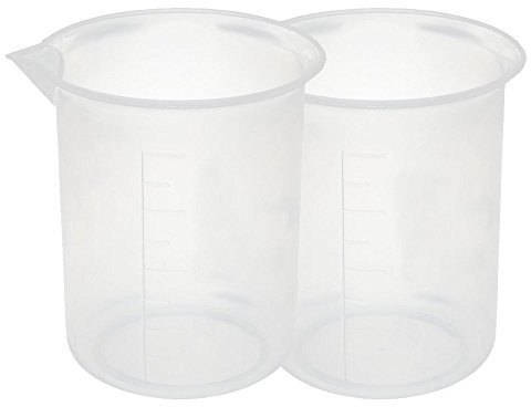 Nacpy Kitchen Lab laureato Becher in plastica trasparente misurino addensare W tappo dosatore 100 ml 1PCS