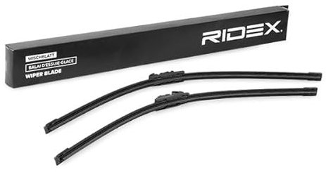 RIDEX Escobilla Limpiaparabrisas Juego de 2 Escobillas con spoiler Delante | Tipo de escobilla: Escobilla con hoja plana Sin marco | Longitud 1: 700mm | Longitud 2: 650mm 298W0037