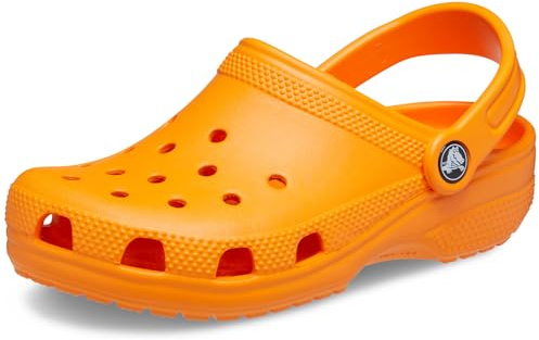 Crocs Classic Clog K Zuecos Unisex niños, Orange Zing, 28/29 EU