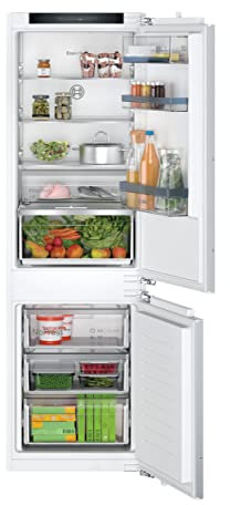 Bosch Home & Kitchen Appliances KIN86VFE0G Serie 4 Built-in Fridge-Freezer with 5 Year Warranty, VitaFresh XXL, EcoAirflow, LED Lights & High Stability Door Trays, 60/40 Split, 177.2 x 54.1 cm