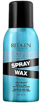 Redken Texturierendes Sprühwachs für alle Haartypen, Perfekt für Undone Looks, Seidenmattes Finish, Vegane Formulierung, Spray Wax, 1 x 150 ml