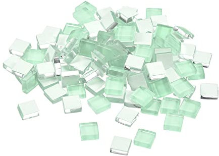 sourcing map Mosaïque Carrelage Tuile Tesselle, Verre Mince Mini Bricolage Fait Main Sans Cristal Pierre Artisanat Loisir Creatif (Thé Paquet 110)