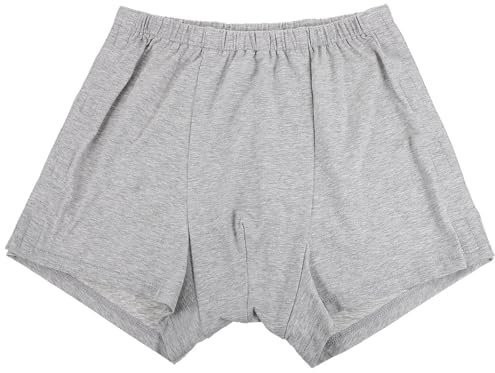 Healvian Inkontinenz Pants Männer Unterwäsche Herren Unterhosen Slip Herren-Boxershorts Inkontinenz Schutzhosen Abreißbare Unterhose Wiederverwendbare Adaptive Unterwäsche XL-Größe