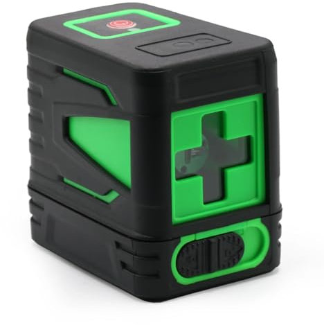 TT RP Green Self-Leveling Laser Level – Cross Line Laser with Carry Bag, High Precision Tool for DIY, Home Improvement, Tiling, and Picture Hanging