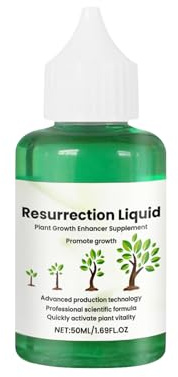 Fierudeng Fertilizante para Plantas | Abono para Macetas y Jardín | Líquido Orgánico 50 ml Resurrección Para Exterior Césped Fresas