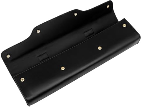 HYTROVE Bolsa para Flauta Portátil de Piel Sintética Negra Asa, Organizador y Protección para Flauta en Presentaciones al Aire Libre