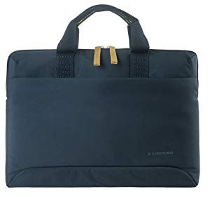 Tucano BSM15-B Smilza Schlanke Laptoptasche aus Nylon, 39,64 cm (15,6 Zoll) Dunkelbalu