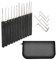 Loboo Idea 17-Piece Lock Pick Set/Lock Picking Kit/Lockpicking Key Extractor Tool with Leather Wallet Bag for Beginners and Locksmith Training