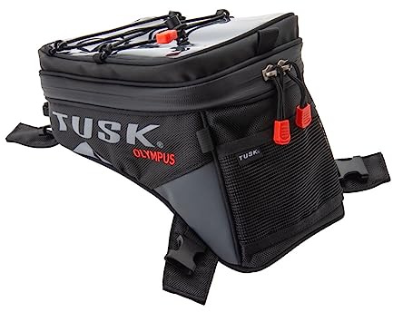 TUSK Olympus Tank Bag Small Black/Grey for Honda CRF300L Rally 2021-2024