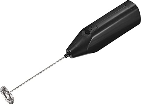 sourcing map Electric Tumbler Stirrer, Handheld Mini Mixer Battery Operated Stirring Mixing Black for DIY Glitter Tumbler Cups