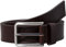 Calvin Klein Herren Gürtel Ledergürtel, Braun (Dark Brown), 105 cm
