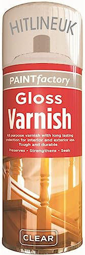 HitlineUK Varnish for Wood Yacht Varnish Wood Varnish Clear Matt Gloss Yacht Varnish for Wood Outdoor (400 ML, CLEAR GLOSS)