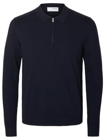 SLHBERG LS Half Zip Polo NOOS