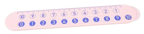 VILLFUL Règle à Calcul Design Unique en Plastique Rose pour Garçon et Filles Outil D'apprentissage Mathématique Polyvalent Maison Maternelle