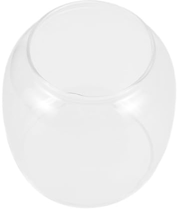 VALICLUD Pantalla Redonda y Fácil Instalación Distribución Uniforme de Luz de Vidrio Diseño Vintage Nostálgico para Lámpara de Queroseno para Uso en Exteriores