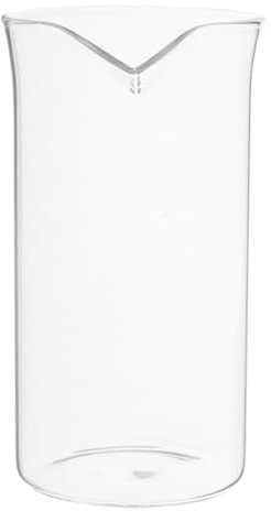 Milisten Coffee Press Replacement Glass Beaker 2.68 Inch Diameter Compatible with 6 Cup Cafetiere for Brewing Coffee Tea and Iced Beverages