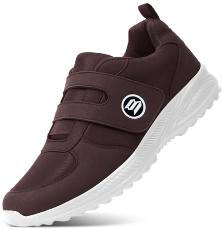 Bigzagger Chaussures pour diabétiques homme femme extra larges avec fermeture velcro chaussures orthopédiques avec semelle en mousse à mémoire de forme chaussures de santé ultralégères sans couture