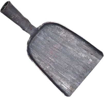FIXOSHEE Pala Multifunzionale in Acciaio per Cenere e Carbone, Mini Paletta Manuale per Barbecue e Cucina, Accessorio per Riscaldamento e Caminetti, per Uso Domestico e Feste