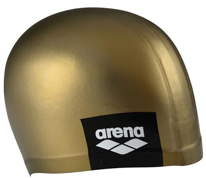 ARENA Unisex Arena Unisex Moulded Silicone Swimming Cap for Men and Women Badekappe, gold, Tu EU