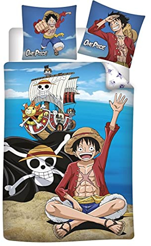 AYMAX S.P.R.L. One Piece Bedding Set 100% Cotton Duvet Cover 140 x 200 cm Funda de Almohada 65 x 65 cm