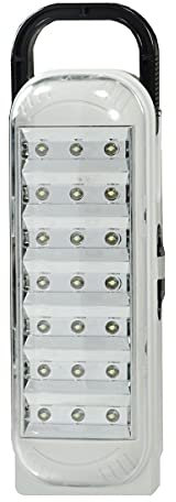 LEOFLA Luce Di Emergenza Torcia Portatile Lampada Ricaricabile Bianca 21 Led + Cavo