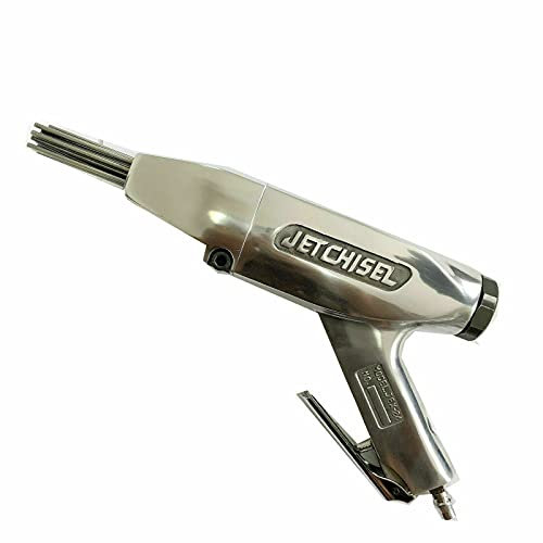 MINGPINHUIUS Air Needle Scaler Rust,JEX-28 Pneumatic Jet Chisel Needle Derusting Gun Cleaning