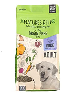 Natures Deli Dry Dog Food for Adult Dogs, Duck and Sweet Potato, Grain Free Natural Complete Hypoallergenic Food for Dogs, Suitable for All Breeds, 2 kg (Pack of 1)
