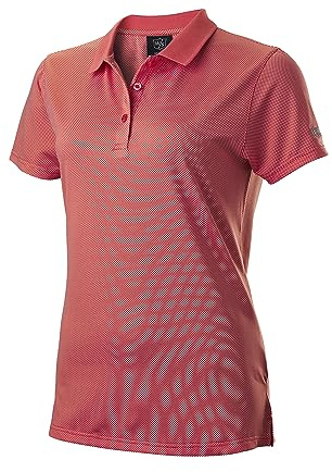 Wilson Staff Damen Golf-Poloshirt, Polka Dot Polo, Kurzarm, Polyester / Elasthan