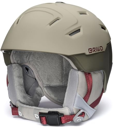 Briko, HELMET Donna, Matt Nomad Beige-Shiny Clay Creek Green-Tawny Port Plum, S