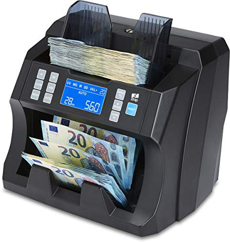 ZZap NC25 Banknotenzähler und Falschgeld-Detektor - Geldzählmaschine Banknotenzählmaschine Geldzähler