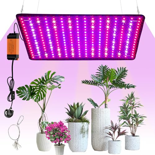 Neulriscn LED Grow Light, 1000W Full Spectrum Plant Grow Light for Indoor Plants Seedling Veg and Bloom, Grow Lamp with 265 LEDs for Greenhouse Flower Growing, Coverage 2 x 2Ft