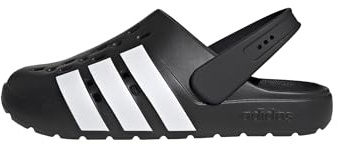 adidas Unisex Adilette 2.0 Clog Shoes, Core Black/Cloud White/Core Black, 7 UK
