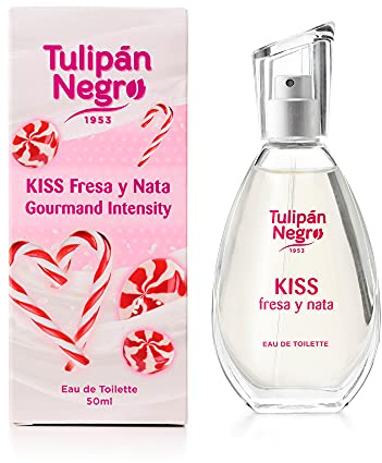 Tulipán Negro - Agua de Colonia Unisex, Fresa y Nata, 50 ml