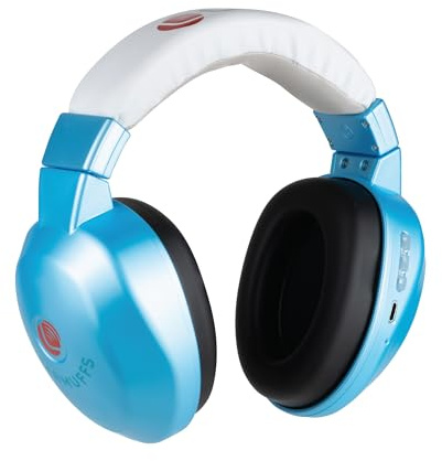 Lucid Audio Bluetooth HearMuffs for Infant/Toddler - Hearing Protection Ear Muffs for Infant/Toddler 0-4 Years Old - (Light Blue)