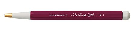 LEUCHTTURM1917-366189 Roterande handtag nr 2 port röd - penna