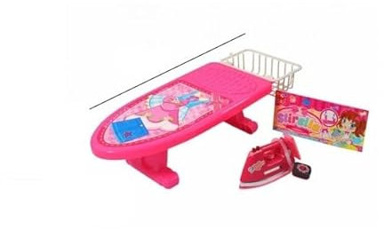 APEL PLASTIK S.r.l. Giochi per Bambini Tavolo da Stiro Rosa Metallo, Melammina