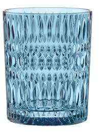 Nachtmann Spiegelau, Set of 2 Tumblers Whiskey Glasses Crystal Glass 10oz Vintage Blue Ethnic 105389