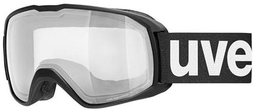 uvex xcitd - Gafas de esquí para adultos - filtro categoría 0 - tintadas para realzar el contraste - black matt SL clear - one size