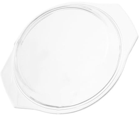 HOLIDYOYO Microondas de Vidrio para Alimentos Tapa Antisalpicaduras para Olla y Vaporera Accesorio Multifuncional de Cocina para Cocción y Servir