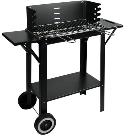 DECODEKO Barbacoa Carbón Portátil – Parrilla De Carbón Para Exterior,Regulable Y Resistente al Calor – Ideal Para Jardín, Balcón Y Camping (Parrilla (Estilo 4))