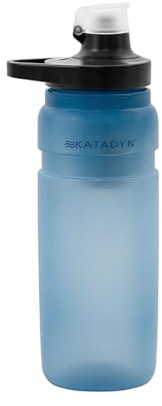 Katadyn BeFree AC Bottle 0,7 l, filtro dell'acqua per esterni, ultraleggero, fibra cava e carbone attivo, campeggio, trekking, viaggi, filtrazione dell'acqua portatile, senza BPA (blu)
