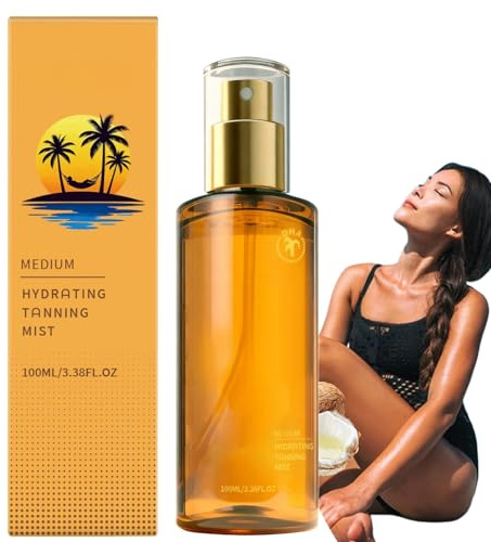 Perfect Instant Tan Self Tanning Mist Spray,Quick Tan Spray with Moisturizing&Hydrating,Waterproof&Sweat-Proof,Powerful Concealer,Long-Lasting Care,Safe&Non-Irritating for Wide Range of Applications
