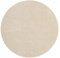 the carpet Relax Weicher, Badezimmerteppich, Bad Set, Badematte, Badvorleger, Anti-Rutsch Unterseite, Waschbar bis 30 Grad, Super Soft, Felloptik Beige, 120 cm Rund