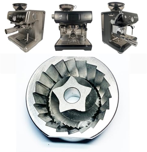 Upper & Lower Precision Fit Conical Burrs for Sage/Breville Barista Coffee Grinders – Compatible with Adjustable Burr Models Only